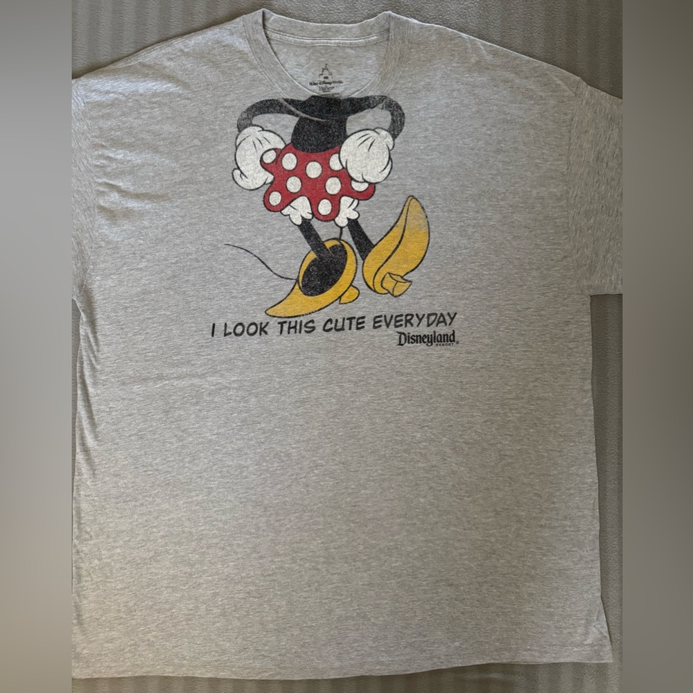 Disney Minnie Mouse T Shirt Womens 2XL Novelty ‘I Look This Good Everyday’ NEW